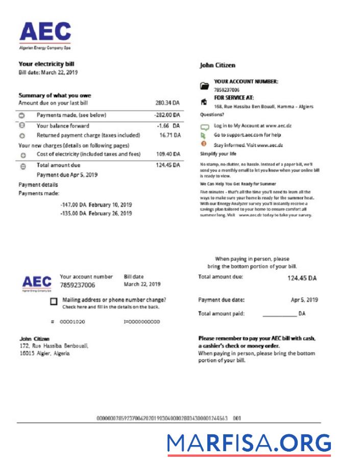Realistic Algeria AEC Algerian Energy Company template